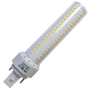 Gx24Q-bombillas de luz Base DE 4 pines, 12W, blanco cálido, 3000K, Led, superbrillante, SMD2835