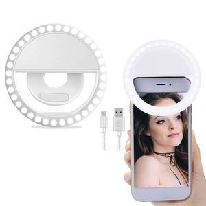 Mini Flash LED Universel Lumineux avec Clip Anneau Lumière Selfie Portable <span class=keywords><strong>pour</strong></span> Téléphone <span class=keywords><strong>Appareil</strong></span> <span class=keywords><strong>Photo</strong></span> - Product Image 1