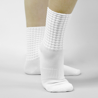 Chaussettes en tricot opaque à carreaux pour la danse irlandaise, pour enfants et filles