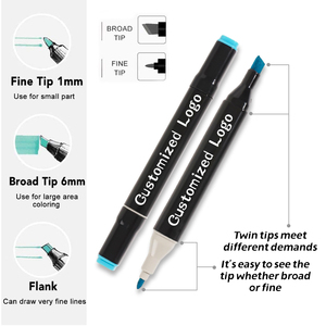 Stylo <span class=keywords><strong>feutre</strong></span> à <span class=keywords><strong>alcool</strong></span> Manga Croquis 80/120/168 couleurs Marqueurs Art Croquis Dessin Non Toxique Pour Enfants - Product Image 6