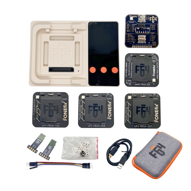 F64 ULTRA FLASH 64 LITE +eMMC 4 in 1 +UFS 153 + UFS 254 + UFS 297 F64 Box Jtag Flash64 for Z3X Easy JTAG Plus Box F64 Programmer