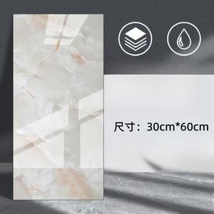 Pegatina de mármol autoadhesiva moderna de aluminio y plástico, resistente al agua, a prueba de humedad, para baño, cocina, sala de estar, pared decorativa - Product Image 2