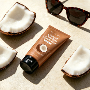 Acelerador de Bronceado de Marca Privada Divo, Bronce Natural, Absorción Rápida, Crema Bronceadora Hidratante sin Sol con Coco, 200 ml - Product Image 3
