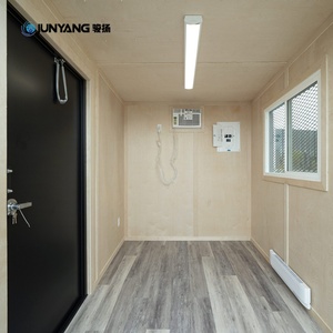 มีสินค้าในสต็อก ตู้คอนเทนเนอร์สำนักงานสำเร็จรูปขนาดเล็ก 10 ฟุต แบบเคลื่อนย้ายได้ ผลิตจากเหล็กคอร์เทน สำหรับขาย - Product Image 4