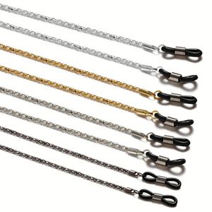 Cadenas para Gafas de Sol y Monturas Metálicas Personalizables, Cadenas Huecas Doradas para Gafas, Correas y Cordones - Product Image 1