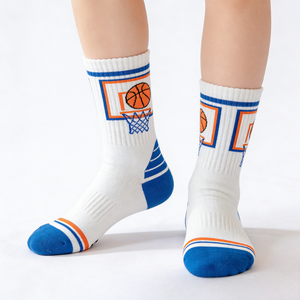 Chaussettes de sport OEM pour enfants, baseball, football, montantes, avec logo personnalisé, respirantes, séchage rapide, garçons, filles - Product Image 2