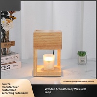 Lampe de bureau chauffe-bougie électrique sans flamme, diffuseur d'arômes de bois, réglable, pour aromathérapie, vente en gros