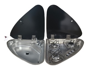 Table de cuisson combinée 2/3 brûleurs certifiée CSA AUSTRALIE <span class=keywords><strong>NOUVELLE</strong></span>-<span class=keywords><strong>ZÉLANDE</strong></span> pour <span class=keywords><strong>camping</strong></span>-<span class=keywords><strong>car</strong></span>, caravane, yacht Guangrun Canrun 911 610 - Product Image 1