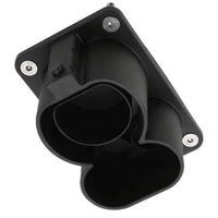 Connecteur EV factice CCS2 Type 2, neuf, support IEC DC avec 2 prises noires pour remplacement/réparation JET ZL-CODY