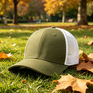 6-Panel Adjustable Breathable Blank Sun Cap Outdoor Sports Mesh Trucker Hat for Golf, Hiking, Running, Camping - Product Image 5