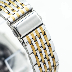 Correa de acero inoxidable Upro de 9 eslabones para Apple Watch Series 11 10 9 8, brazalete metálico de 9 filas con cierre desplegable - Product Image 3