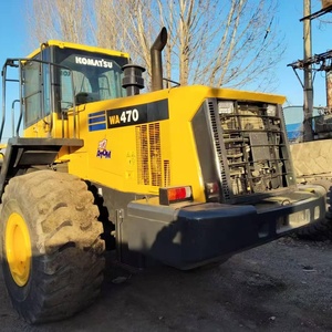 Komatsu Wa470 Wheel Loader 60 Ton Heavy Duty Construction Equipment Yellow Color - Product Image 1