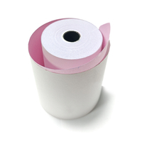 Penjualan Panas Gulungan Kertas Kasir POS ATM 75x60mm 2 3 Lapis NCR Tanpa Karbon Warna Putih Pink Kuning