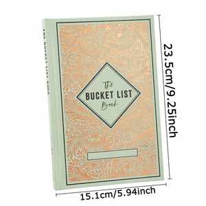 Carnet de notes A5 personnalisé avec logo brodé et couverture en cuir doré, planificateur imprimé - Product Image 2