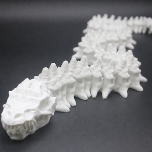 Vashine - Figura de Dragón Articulado Impreso en 3D, Esqueleto Flexible de Dragón para Decoración de Escritorio, Regalo - Product Image 2
