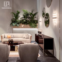Meuble de salon haut de gamme 2026 : Console en métal avec portes, meuble TV moderne de luxe en acier inoxydable, meuble d'appoint style ferme