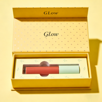 Boîte à rouge à lèvres magnétique GOTOP avec doublure en velours et UV sélectif, protection compacte pour emballage cadeau de rouge à lèvres cosmétique