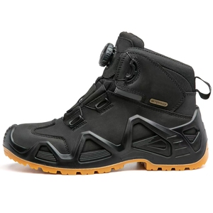 DF1208 Men's Outdoor Training Tactical <b>Boots</b> High-Top Wear-Resistant <b>Hiking</b> Mountaineering <b>Boots</b> - Product Image 1