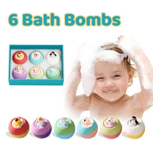 ओईएम किड्स बाथ बम खिलौना विस्फोट बबल नमक बाथ फ़िज़ी बम बच्चों की त्वचा को पोषण देने वाला आवश्यक तेल बॉल