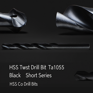 Foret hélicoïdal HSS TA1055, série courte noire, forets HSS-Co - Product Image 3