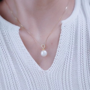 Pendentif en argent S925, perles rondes de 9 à 13 mm, accessoires de perles DIY pour la fabrication de bijoux, support vide pour collier, pendentif 31153, emballé dans un sac - Product Image 1