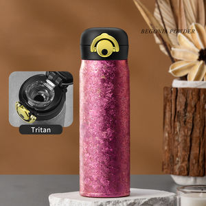 Camping Titanium Fles Voor Outdoor Draagbare Tumbler Grote Capaciteit Thermoskan Van Aangepaste Titanium Mok Led Thermos - Product Image 3