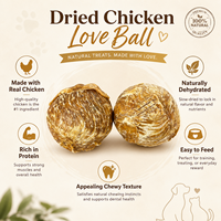 Friandises à mâcher pour chiens et chats, en gros, en forme de bouffées de poulet séché, sans céréales, naturelles, saines, riches en protéines, à base de viande