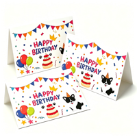Cartes de vœux écologiques en carton pour enfants, service d'impression personnalisé de haute qualité à la demande pour les enfants