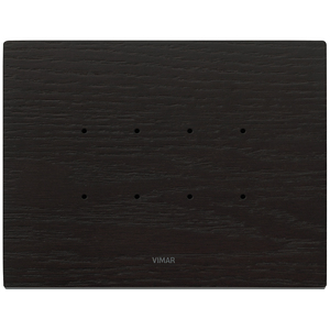 Vimar Wenge <b>Plate</b> 18 In 4M Wall <b>Switch</b> Cover - Product Image 1