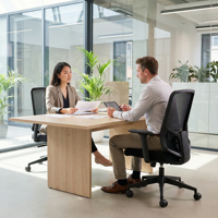 Chaise de bureau ergonomique moderne contemporaine pivotante avec réglage de la hauteur, Sillas De Escritorio, mobilier de bureau