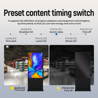 Tótem Publicitario Digital Portátil Ultra Delgado con Pantalla LCD 4K, Multimedia, Táctil, SDK, para Tiendas Minoristas
