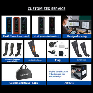 Masajeador de Piernas Eléctrico LEAMAI de 6 Cavidades con Control de Tiempo para la Recuperación del Ejercicio - Product Image 4