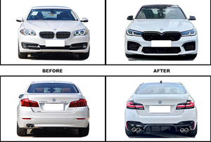 2011-2017 5 Series 518 520 528 Nâng Cấp Để 2021-2023 <span class=keywords><strong>M5</strong></span> Phong Cách Look Car Body <span class=keywords><strong>Kit</strong></span> Đầy Đủ Thiết Lập Cho F10 F18 Để G30 <span class=keywords><strong>M5</strong></span> Chuyển Đổi - Product Image 2