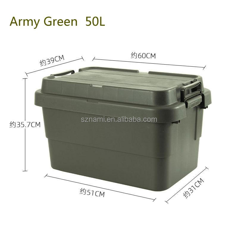 Durable 22L Weatherproof Outdoor Storage Box for Camping & OEM