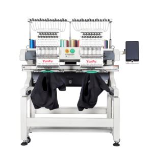 Máquina de bordar automática de 2 cabezales, 15/12 agujas, para gorras, camisetas, prendas terminadas, calcetines planos, uso doméstico y comercial. - Product Image 5