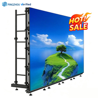 Pantalla LED para Exteriores de Alquiler, Video Wall P3.91 IP65 Impermeable de Alto Brillo, Pantalla para Escenarios, Conciertos, Eventos, Iglesias, Panel HD de 500x500mm