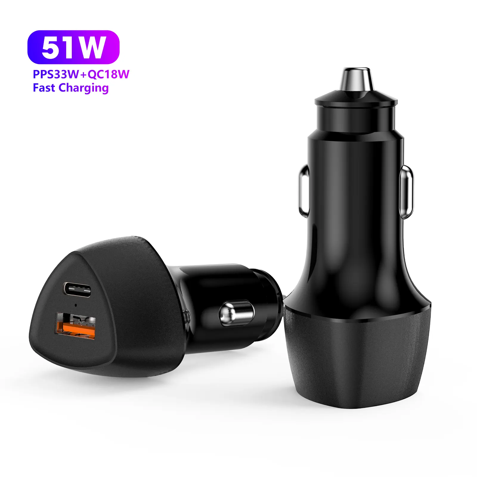 Newest Portable Dual USB Quick Charge 3.0 Car Mobile Phone Charger For Samsung Usb Car Charger For Iphone Charger