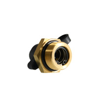 Conector de prueba roscado macho de latón B366 para sistemas de freno de camiones, remolques y autobuses de servicio pesado