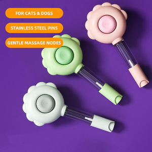 <span class=keywords><strong>Brosse</strong></span> à vapeur multifonctionnelle pour chat, vaporisation à un clic, peigne pour animaux de compagnie, <span class=keywords><strong>brosse</strong></span> autonettoyante pour toilettage des chiens, pour animaux à poils longs ou courts - Product Image 2