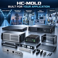 Boîtier de montage en rack personnalisé, OEM, en tôle, 1U, 2U, 3U, 4U, châssis d'équipement électronique fabriqué selon un dessin