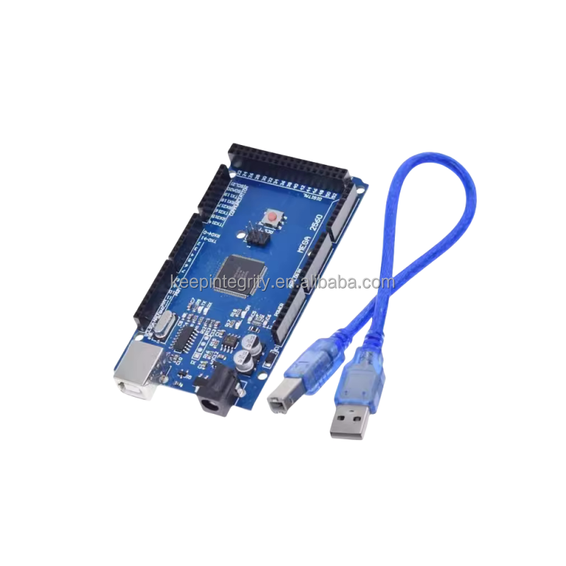 Projects Rohs Compliant Scheda Mega 2560 R3 CH340 - Compatibile Con Arduino IDE, Chip ATmega2560 Board Sviluppo USB - Foto 6