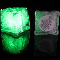 Glaçons lumineux Cube de glace led multicolore pour boissons avec lumières changeantes Cube de glace clignotant lumineux réutilisable