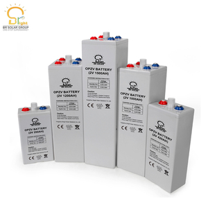 BR SOLAR <span class=keywords><strong>2V</strong></span> 500ah Batería de gel de ciclo profundo Almacenamiento de energía <span class=keywords><strong>2V</strong></span> OPzV Baterías recargables tubulares con larga vida útil - Product Image 1