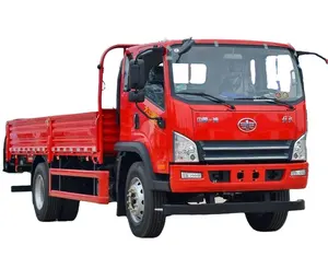 China Famous Brand FAW 10 Tons Loading Flat Bed Lorry Trucks For Sale