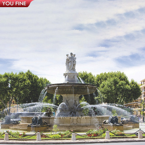 Grande fontaine de jardin <span class=keywords><strong>en</strong></span> marbre d'<span class=keywords><strong>Aix</strong></span>-<span class=keywords><strong>en</strong></span>-<span class=keywords><strong>Provence</strong></span>, fontaine de la Rotonde - Product Image 4