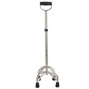 Bastón de Aluminio de Cuatro Patas, Altura Ajustable, Antideslizante, Ayuda para Caminar para Personas Mayores, Soporte para Recuperación de Accidentes Cerebrovasculares - Product Image 1
