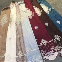 Rideaux de valeur imbattable pour les tissus de rideaux transparents de broderie de chambre à coucher