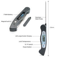 Termometer Daging BBQ Probe Memasak Digital -50C~+300C