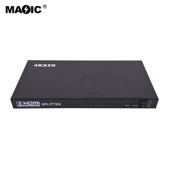 Wholesale Premium Quality 4K 2K HDMI Splitter 1 in 8 Out for Projector HDTV and Monitor
