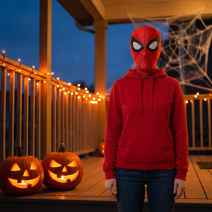 Masque de cosplay intégral personnalisé, respirant, en spandex, pour fête d'Halloween, costume pour adultes et enfants, OEM - Product Image 5